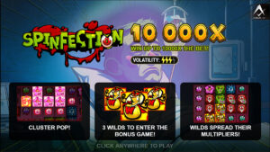 Spinfection Homescreen