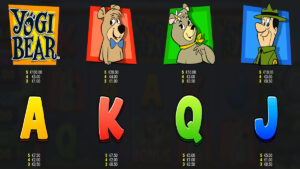 Yogi Bear Paytable