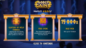 Godly Gains Homescreen