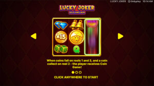 Lucky Joker Homescreen