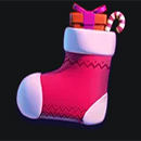 Santa Hopper Sock