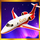 Santa In Vegas Plane