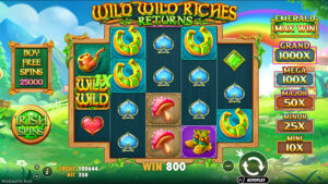 Wild Wild Riches Returns Win