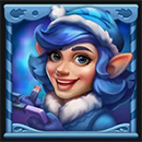 10 Santa’s Reindeers Blue