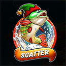 Big Bass Christmas Frozen Lake Scatter