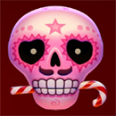 Esqueleto Explosivo Feliz Navidead Cane