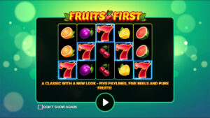 Fruits First – Diamond Treasures Homescreen