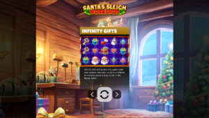 Santa’s Sleigh Workshop Homescreen