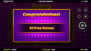 3 Golden Cherries FS