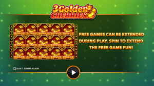 3 Golden Cherries Homescreen