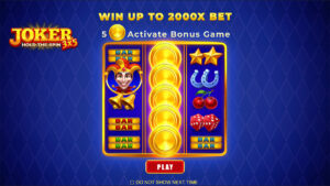 3×5 Joker Hold The Spin Homescreen