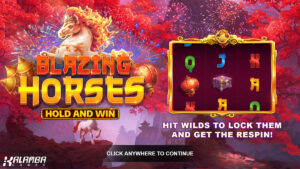 Blazing Horses Hold and Win Homescreen