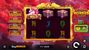 Blazing Horses Hold and Win Win