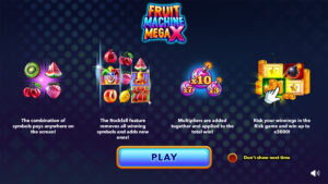 Fruit Machine Mega X Homescreen