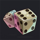 12 Burning Baseballs Dice