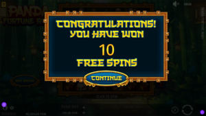 Panda Fortune Rush FS