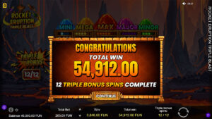 Rocket Eruption Triple Blast Total