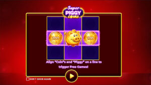 Super Piggy Coins Homescreen