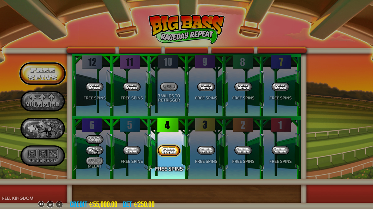 Big Bass Raceday RepeatBonus-Round