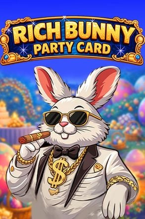 Rich Bunny Party Card Logo