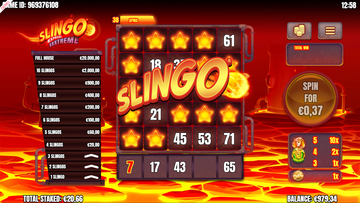 Slingo XXXtreme Express Slingo