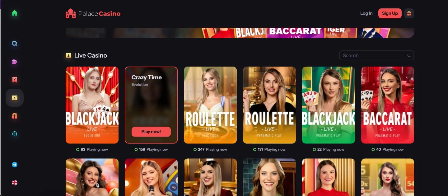 PalaceCasino Live