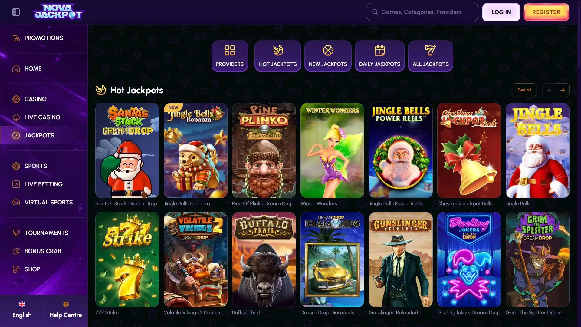 NovaJackpot Casino Slot Games