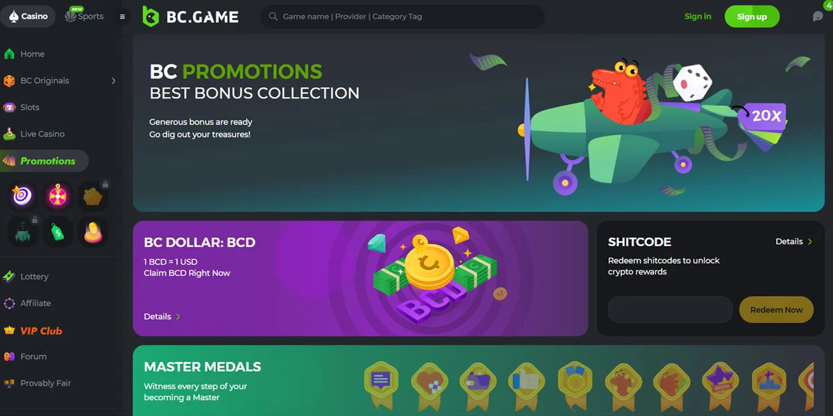 BC.Game Casino Promotions