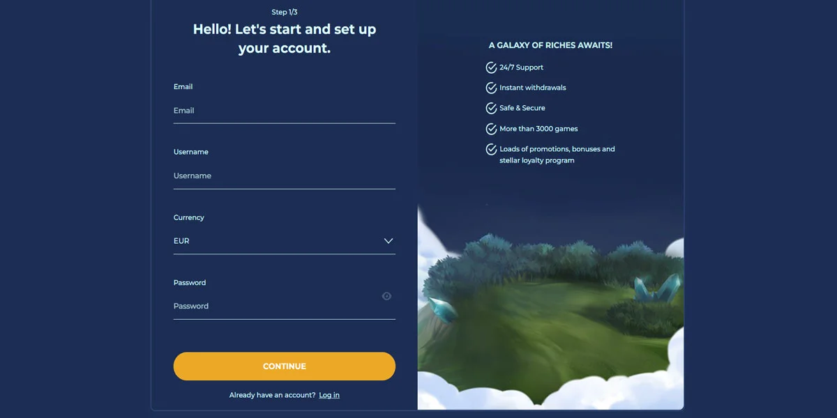 Casoo Casino Registration