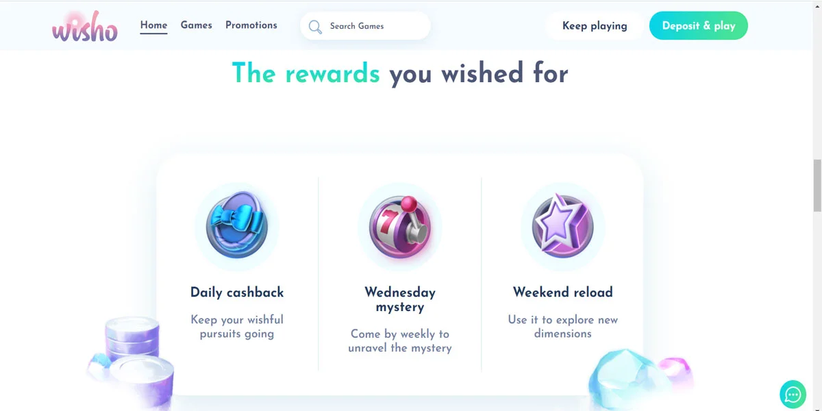 Wisho Casino Rewards