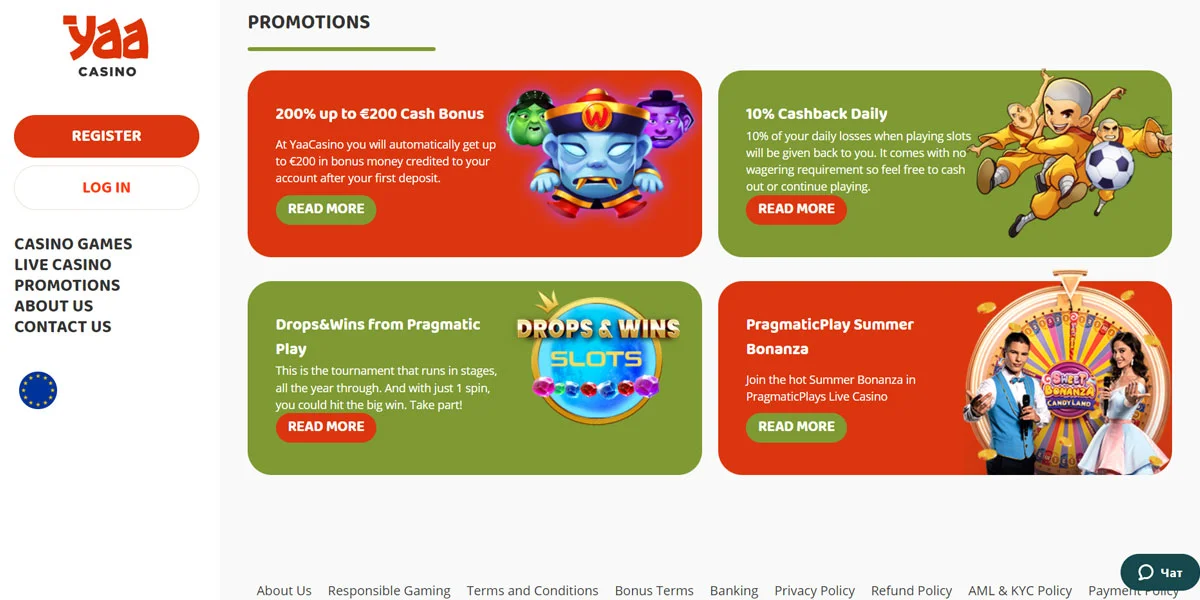 Yaa Casino Promotions
