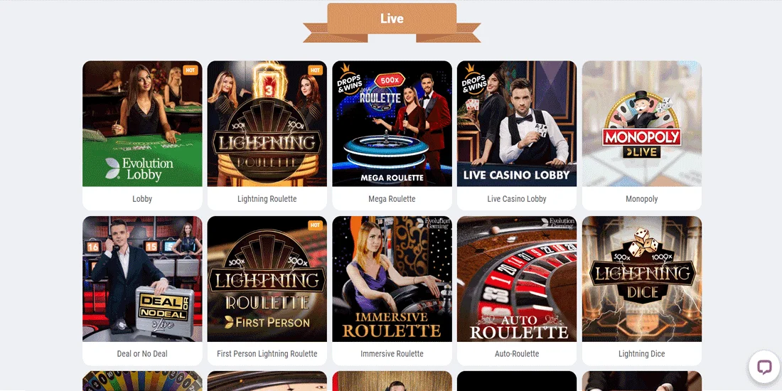 Cookie Casino Live Casino