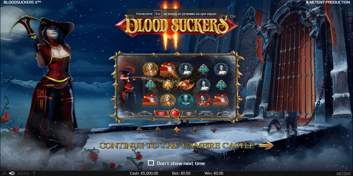 Blood Suckers 2 Slot Intro