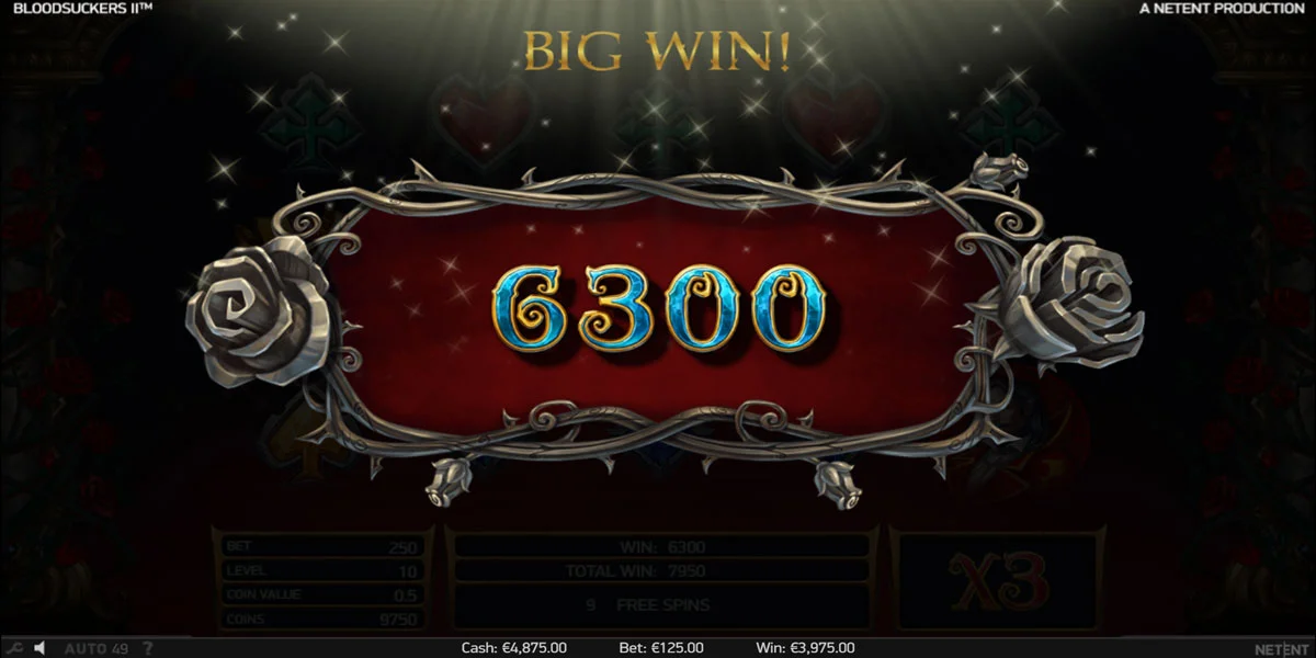 Blood Suckers 2 Slot Big Win