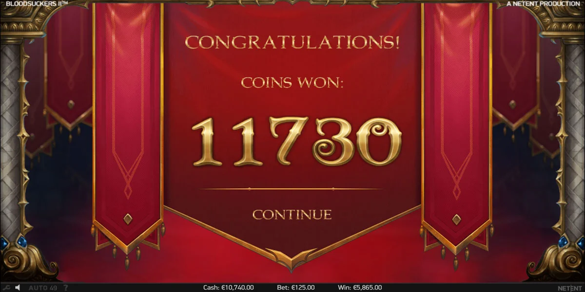 Blood Suckers 2 Slot Grand Win