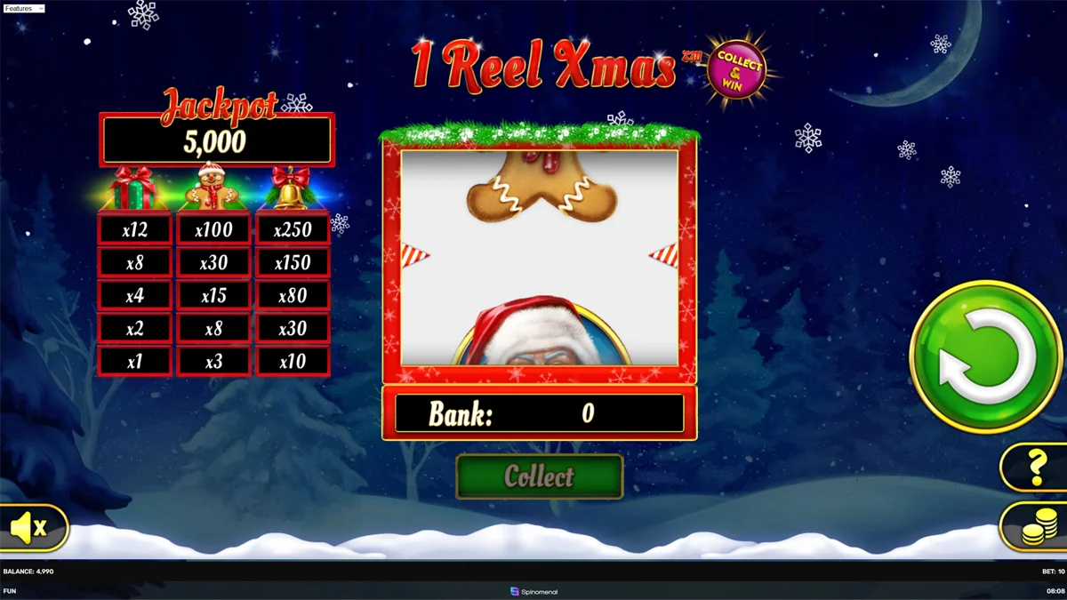 1 Reel Xmas base Play