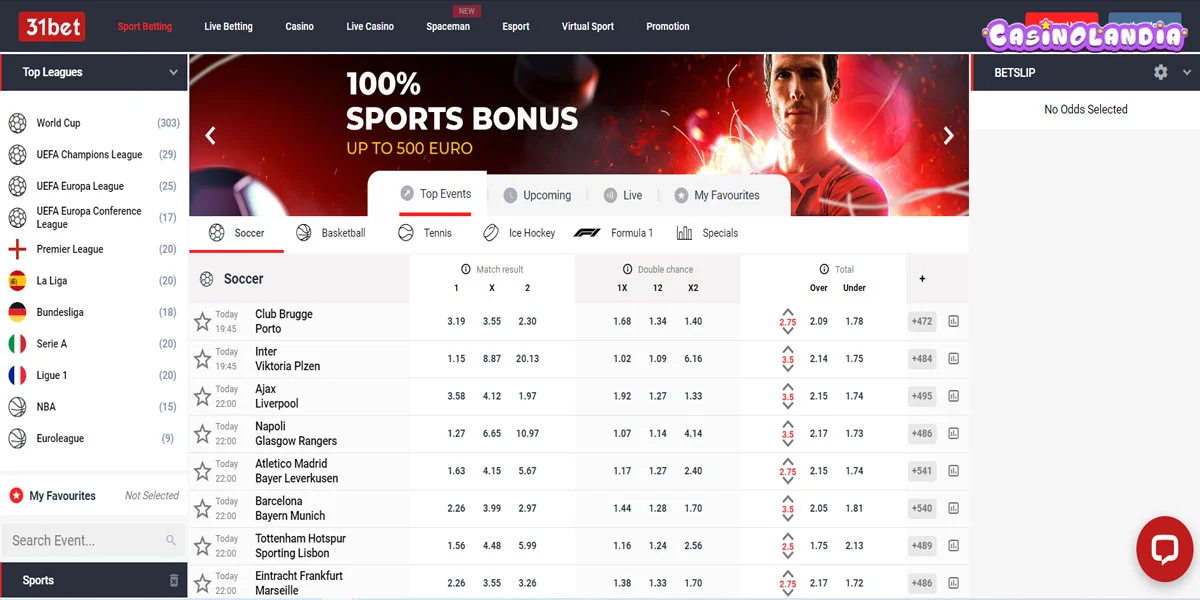 31Bet Casino Sports Betting