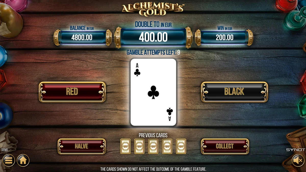 Alchemists Gold Gamble Round