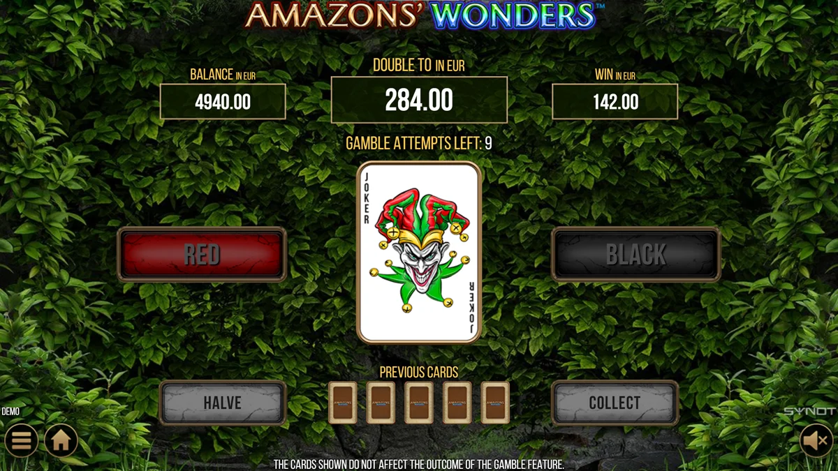 Amazons Wonders Gamble Round