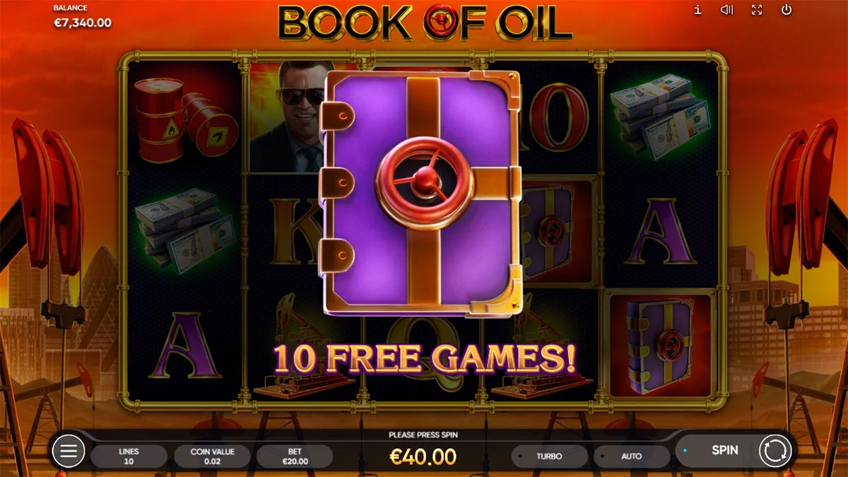 Book of Oil Free Spins