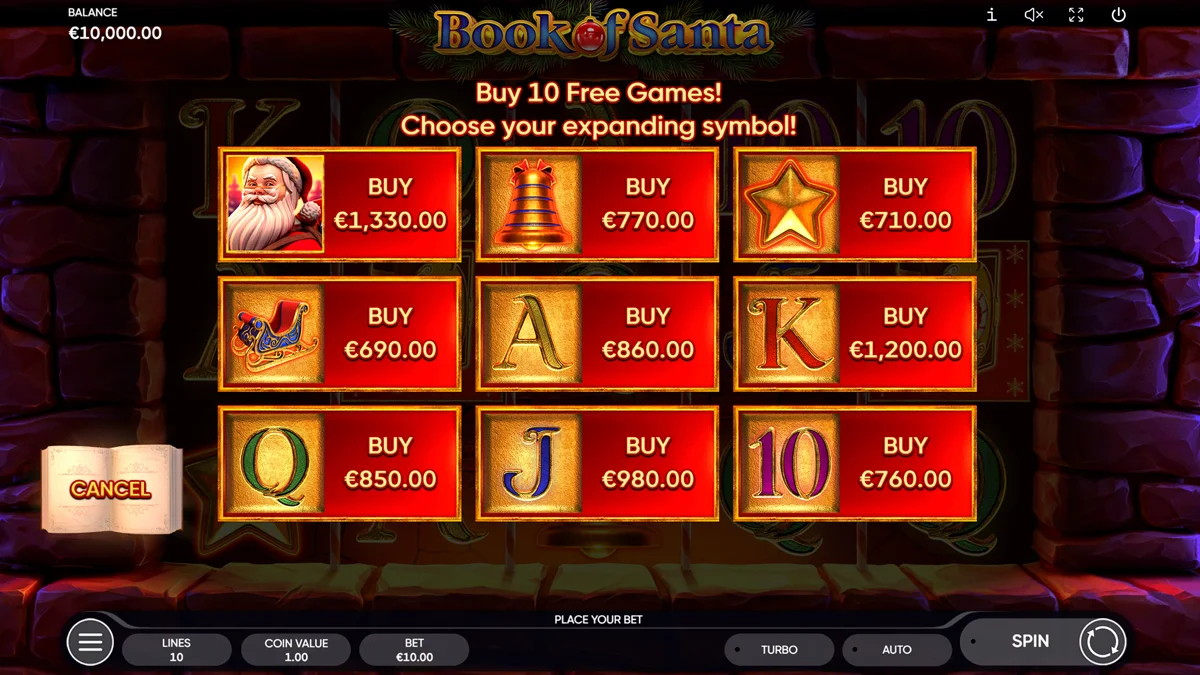 Book of Santa Bonus Buy