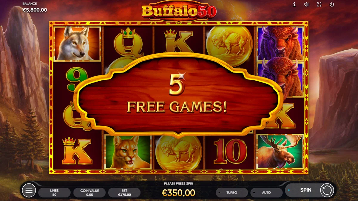 Buffalo 50 Bonus Buy