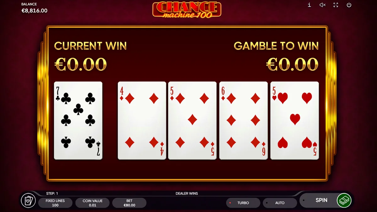 Chance Machine 100 Gamble