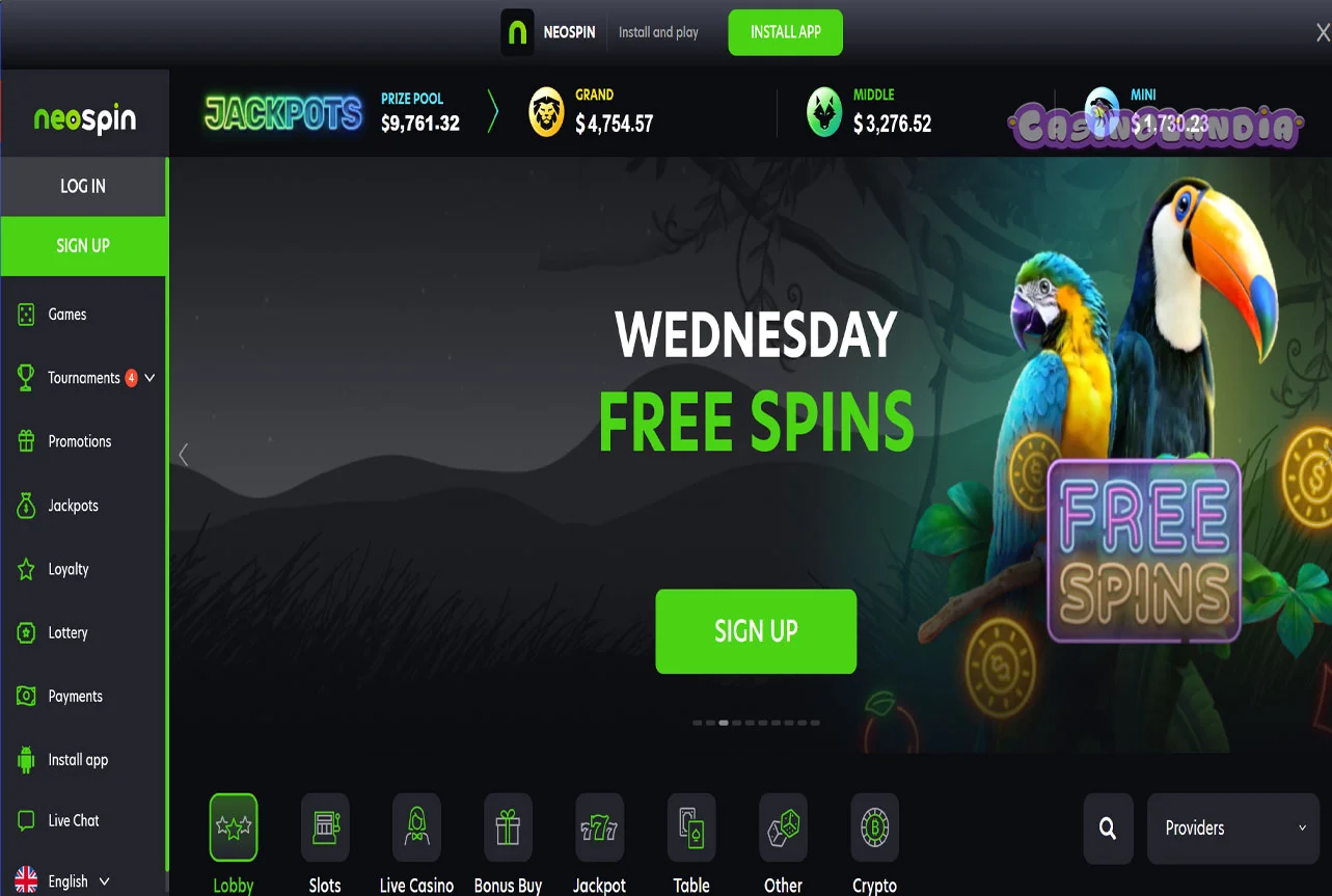 Desktop casino neospin