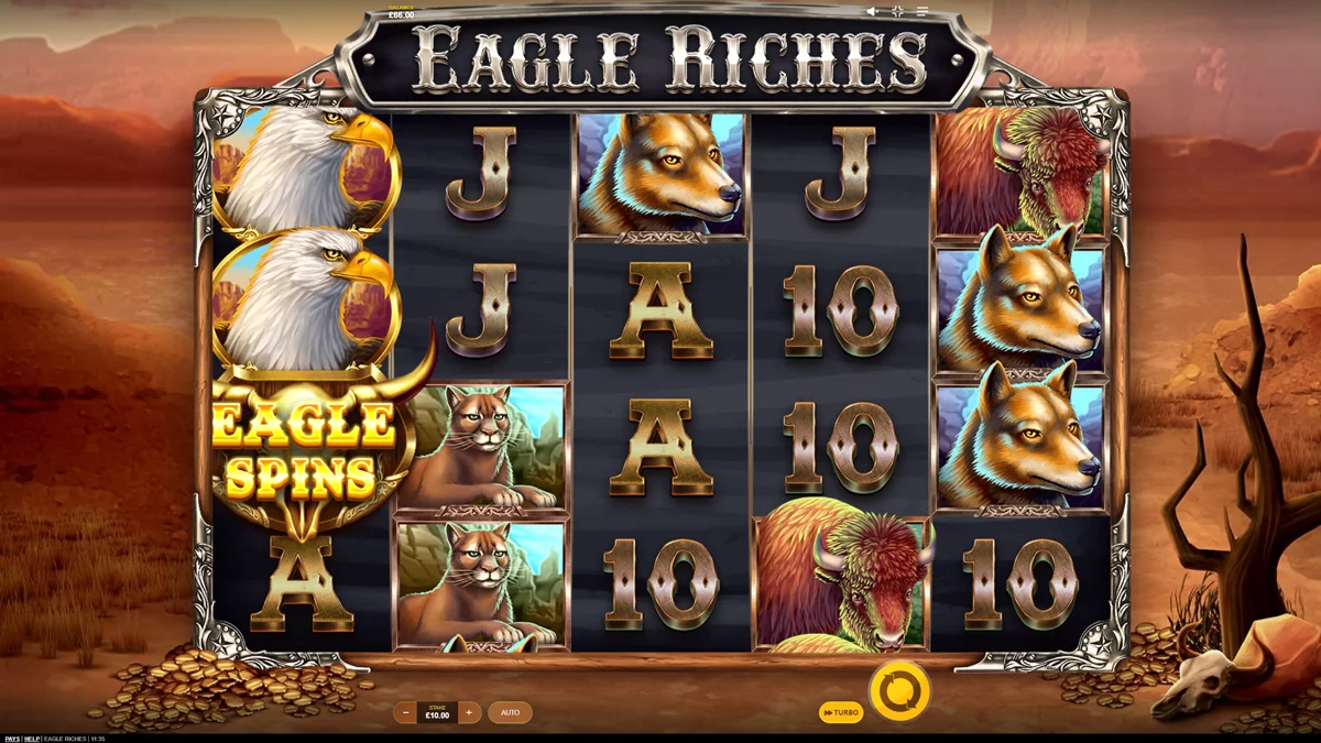 Eagle Riches Base Play