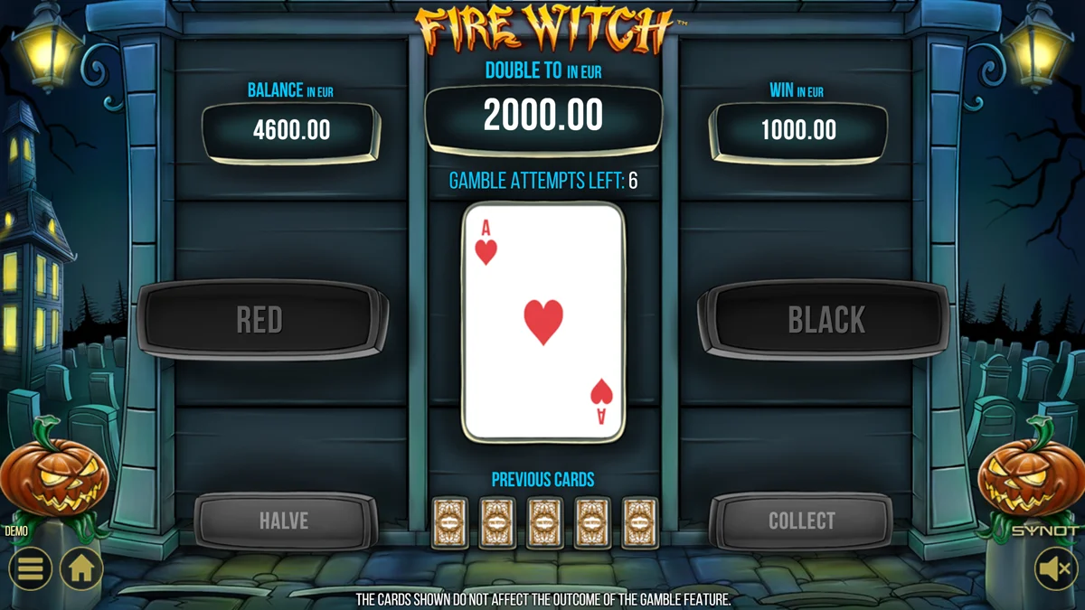 Fire Witch Gamble Round