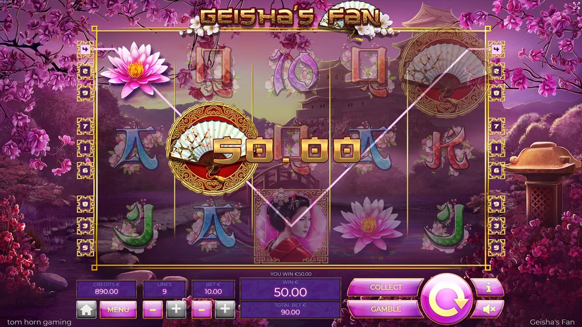 Geisha's Fan Win