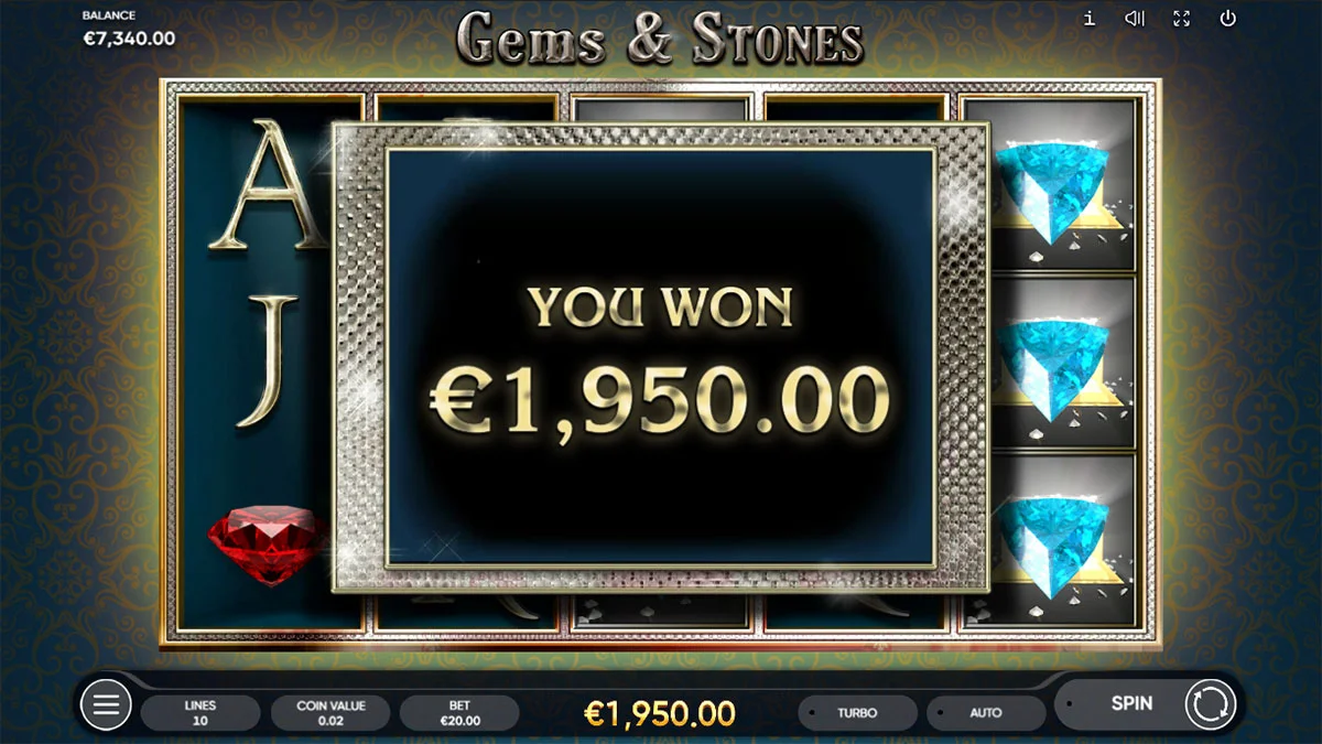 Gems & Stones Win