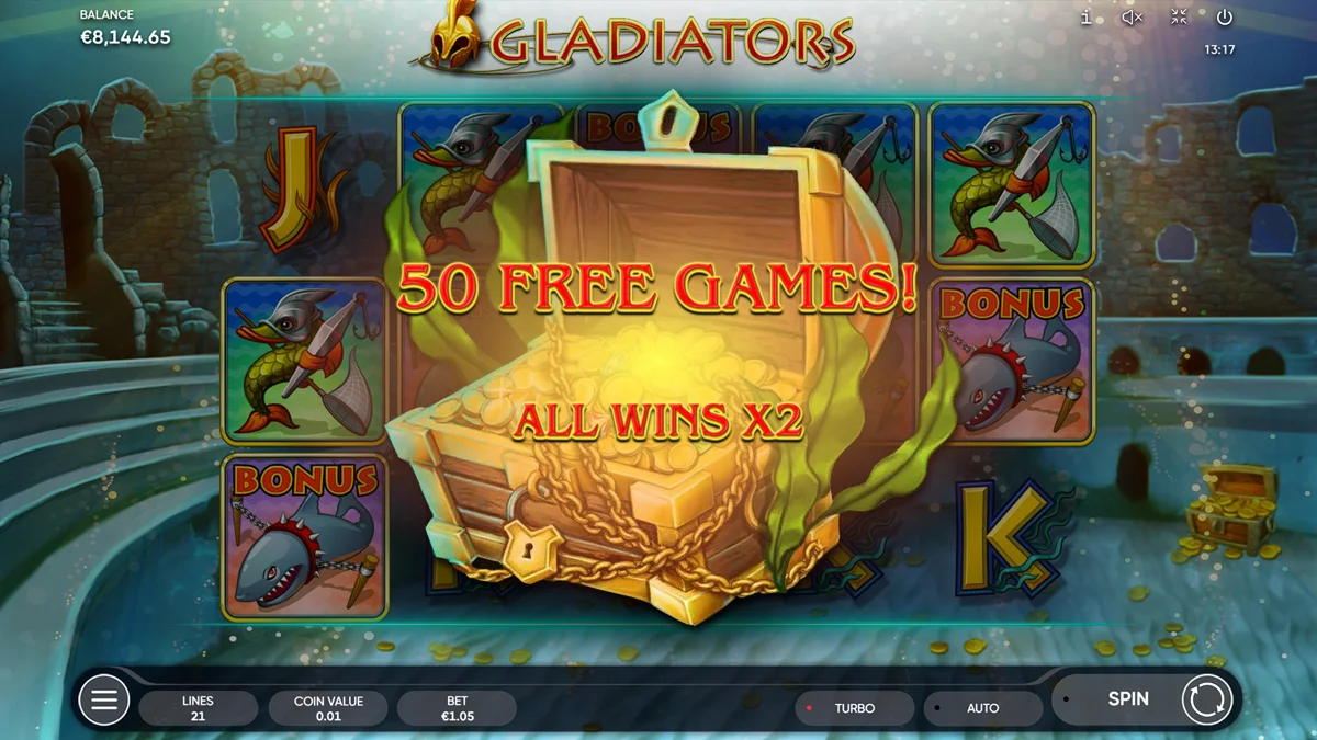 Gladiators Free Spins