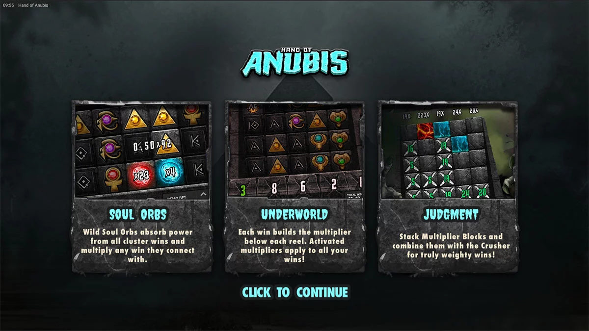 Hand of Anubis Homescreen